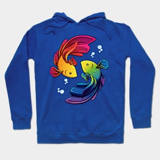 Betta Fish Ballet Hoodie